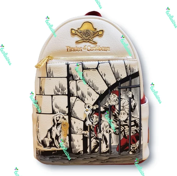 Disney Parks Loungefly Pirates of the Caribbean Jail Scene Backpack Disney Pirates of the Caribbean Loungefly Mini Backpack Jail  main image 4